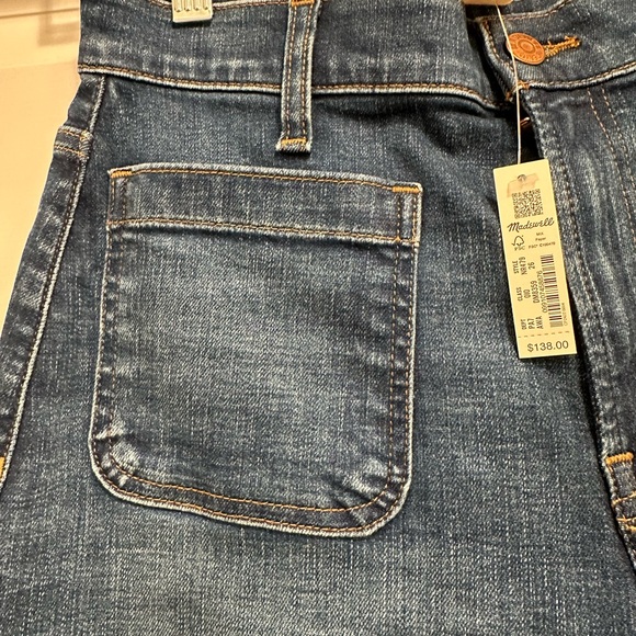 NWT Madewell wide leg sailor jeans 26 - Picture 5 of 8